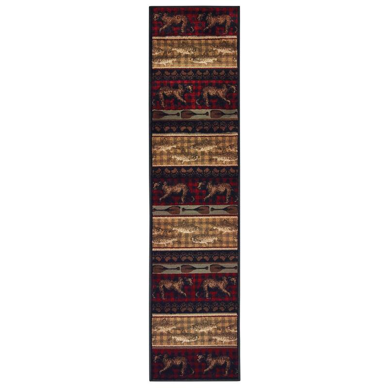 Style Haven Westley Forest Parade Lodge Area Rug