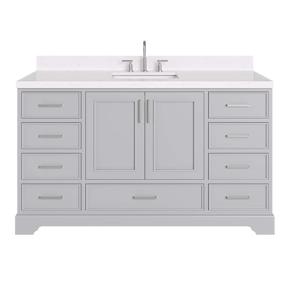 Ariel M060SCQRVO Stafford 60" Free Standing Single Basin Vanity Set