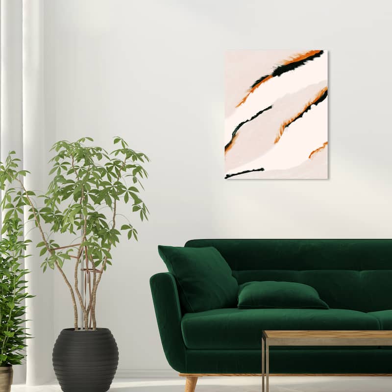 Wynwood Studio Canvas Abstract Footprints in the Snow White Modern & Contemporary Wall Art Canvas Print - 20 x 24