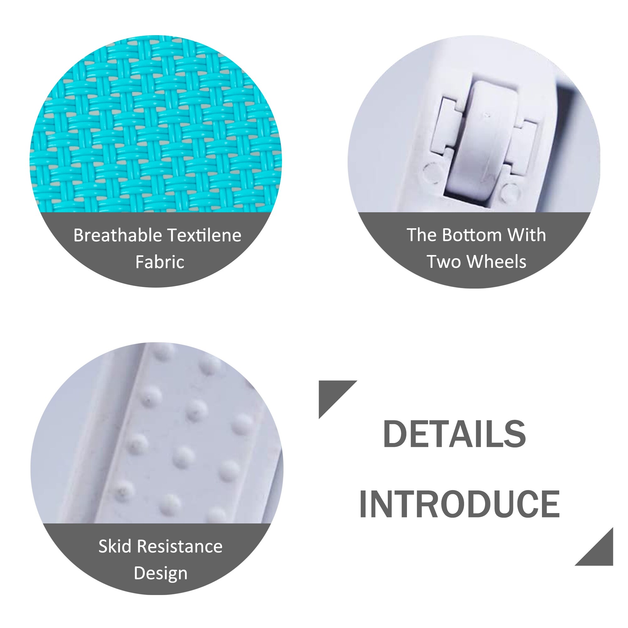 Kozyard Alan Full Flat Aluminum Table with Polypropylene Resin Legs-image