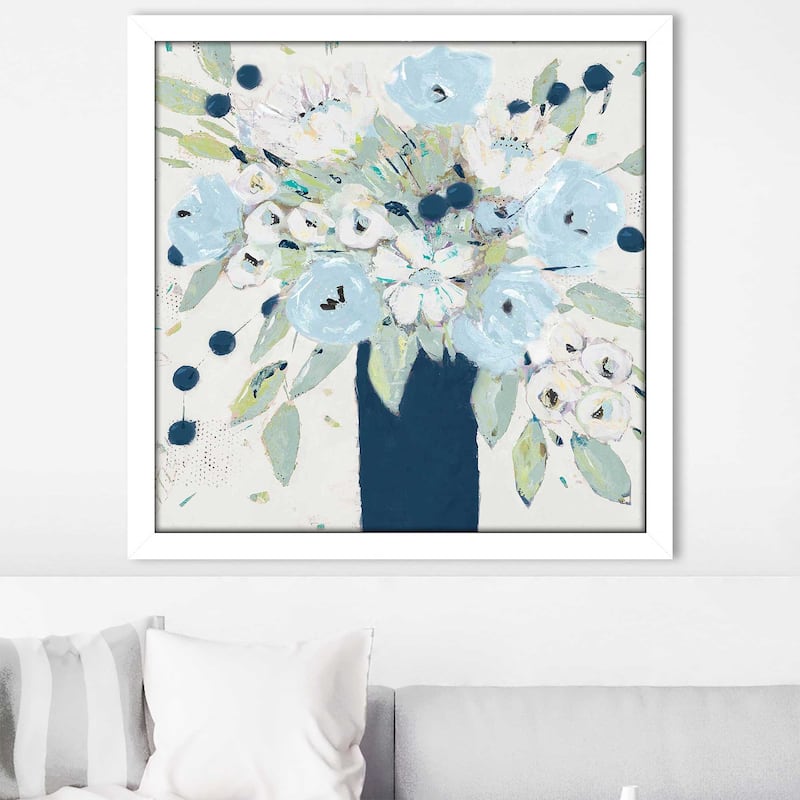 "Blue Bouquet Vase" Print on Acrylic