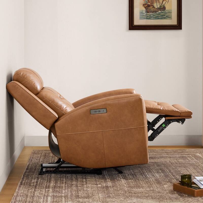 Spruce & Spring Power Recliner Chair Wall Hugger with Power Headrest
