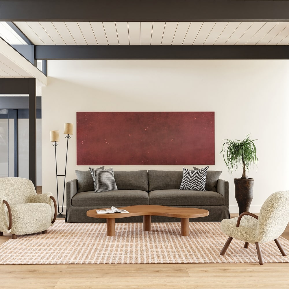 Gio Crosshatch Wool Area Rug