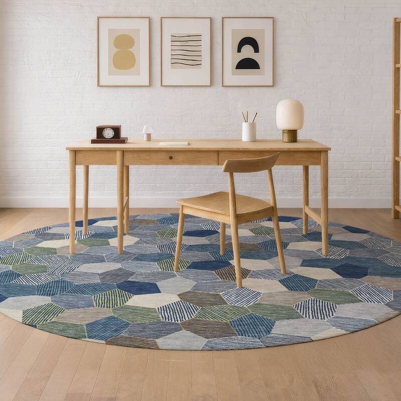 Machine Washable Indoor/ Outdoor Modern Loyd Chantille Rug