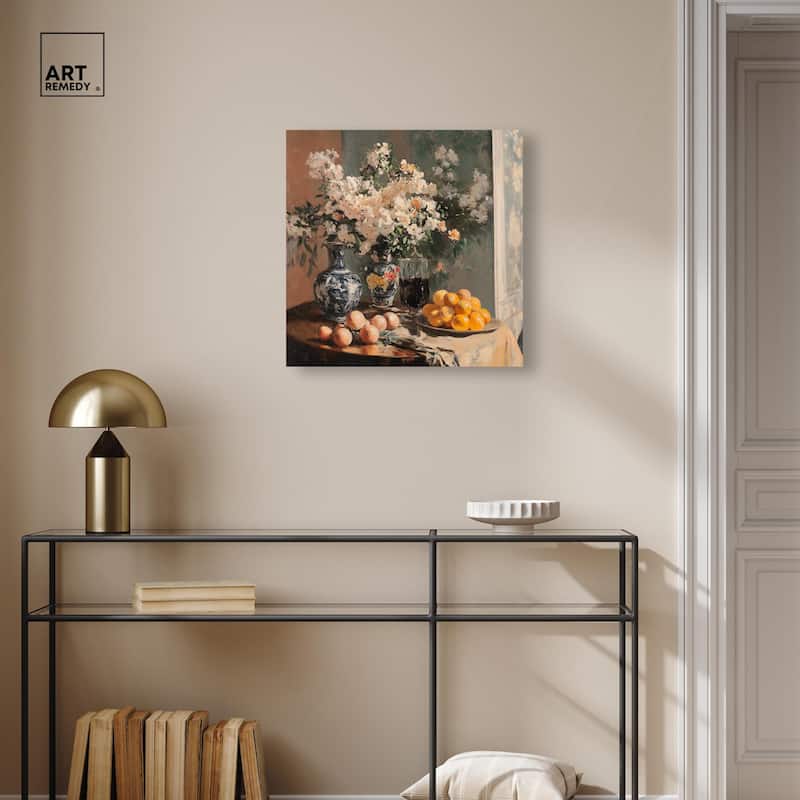 Afternoon Still Life Canvas by Art Remedy, Gallery Wrapped