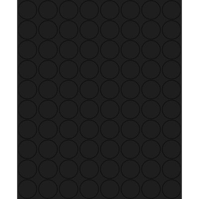 Seabrook Designs Round Geometric Non-Woven Unpasted Wallpaper