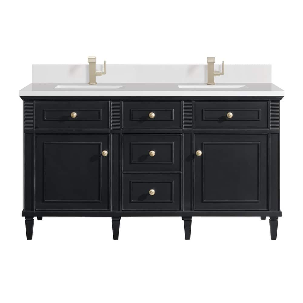 James Martin Vanities 424-V60D-1WZ Lorelai 60" Double Basin Wood