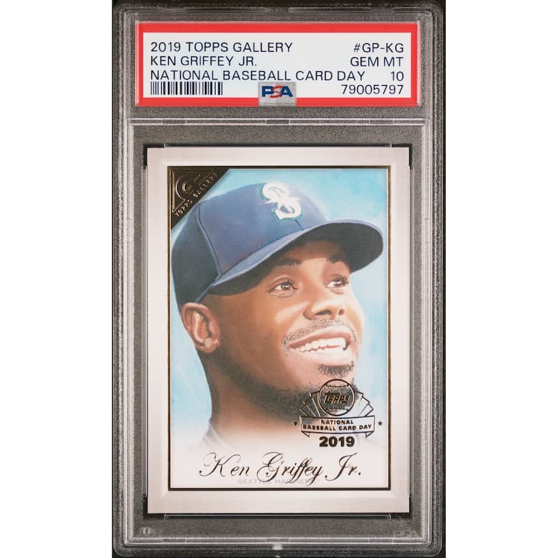 Ken Griffey Jr 2019 Topps Gallery National Baseball Card #GP-KG Graded PSA 10 - 8'6" x 11'6"
