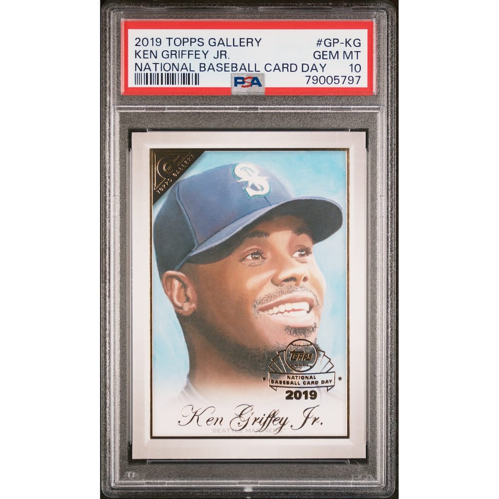 Ken Griffey Jr 2019 Topps Gallery National Baseball Card #GP-KG Graded PSA 10 - 8'6" x 11'6"