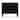 NADAAL STUDIOS Tatum, Nightstand Banswara Marble Top with Solid Wood Legs, Black