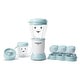 preview thumbnail 1 of 3, Baby Food Blender NBY10100, Blue/White