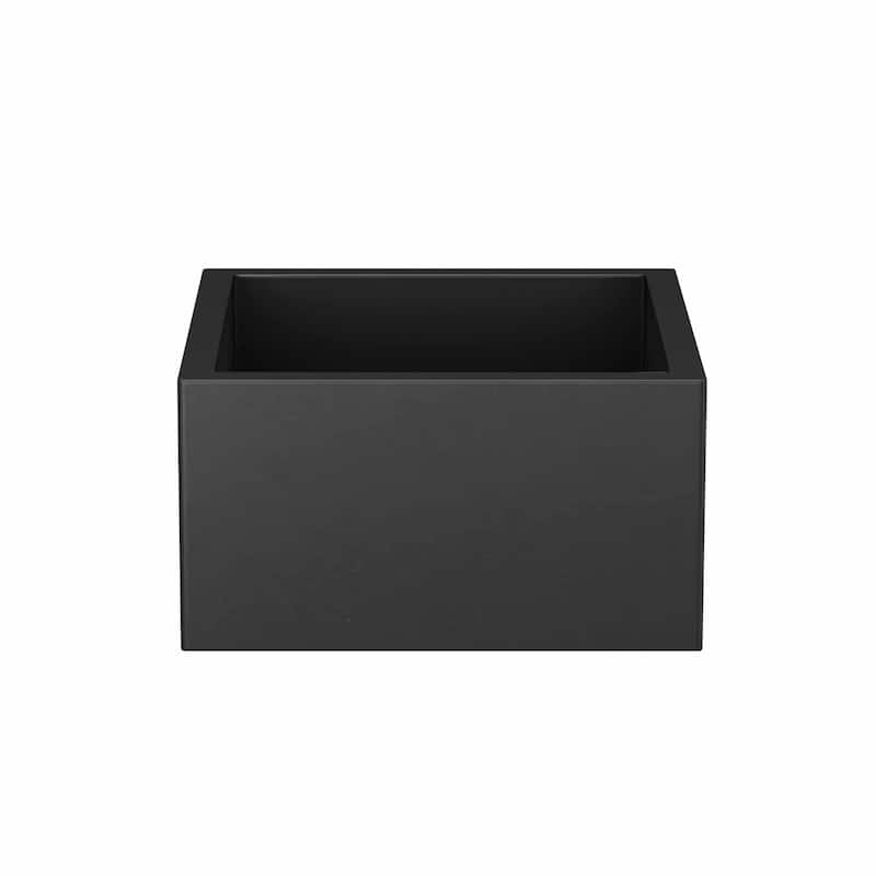 Ventana 15-inch NativeStone Concrete Bar/ Prep Sink - 15" x 15" x 8"
