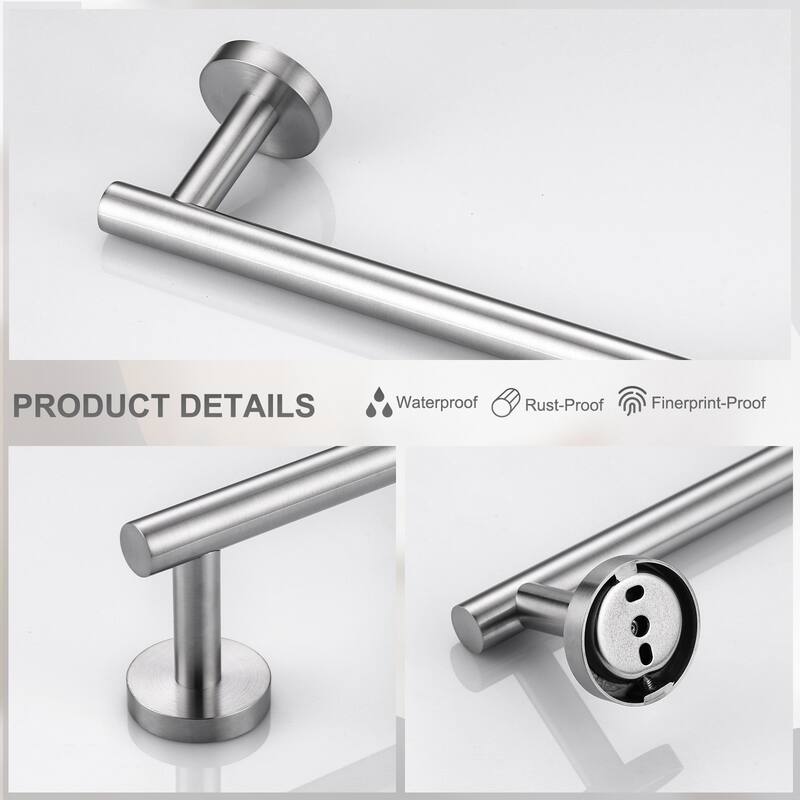 WOWOW 3-Pieces Bathroom Hardware Set