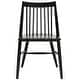 preview thumbnail 10 of 16, SAFAVIEH Dining 19 inch Wren Black Spindle Dining Chair (Set of 2)
