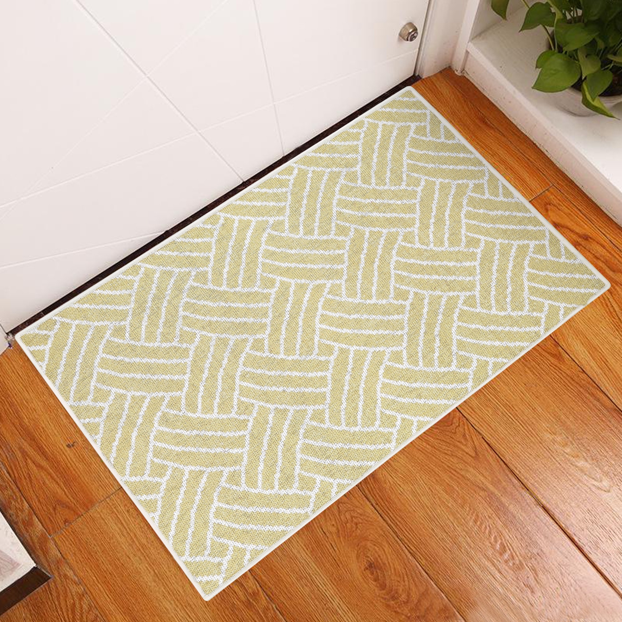 Sussexhome Non-skid Ultra-thin Area Rugs For Laundry Room
