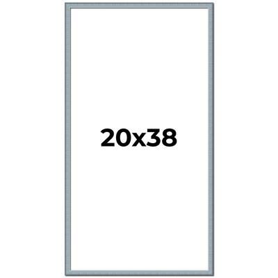 20x38 Frame Rustic Sky Blue Solid Wood Picture Frame | 0.75 Inch