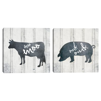My Farm My Way 4 Crop, My Farm My Way 5 Crop by Lightbox Journal Canvas Art Prints