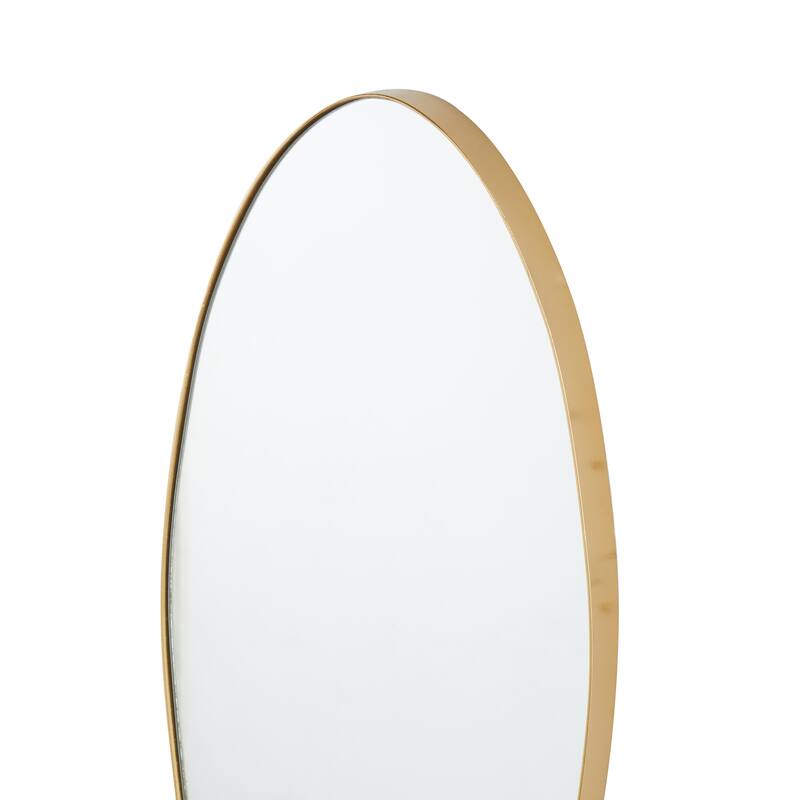 Black or Gold Metal Wavy Room Wall Mirror