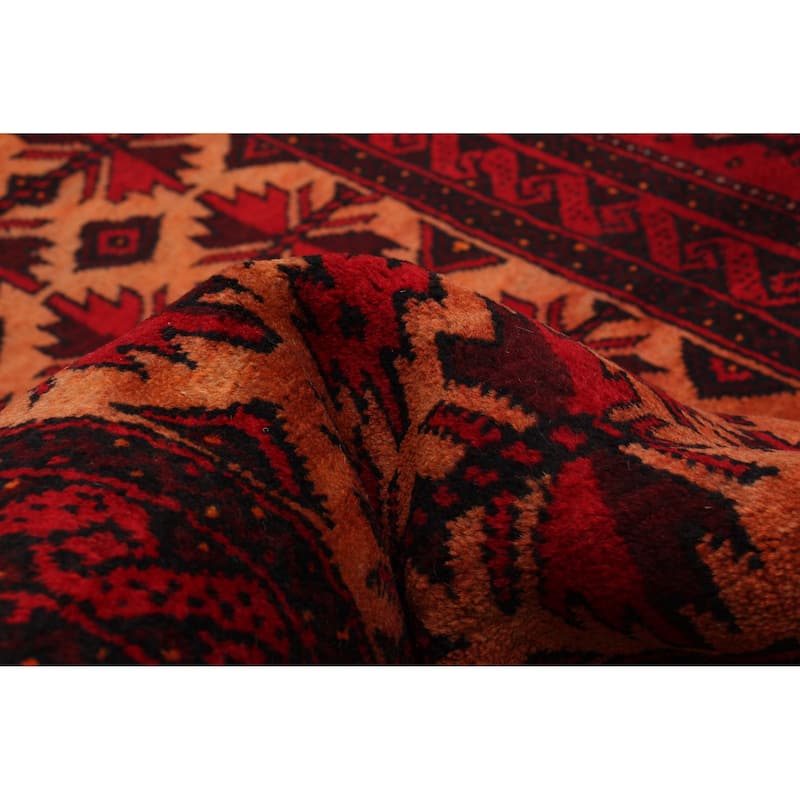 ECARPETGALLERY Hand-knotted Royal Baluch Burnt Orange Wool Rug - 3'0 x 5'9