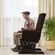 preview thumbnail 26 of 30, Gymax Glider and Ottoman Cushion Set Wooden Baby Nursery Rocking Chair - See Details
