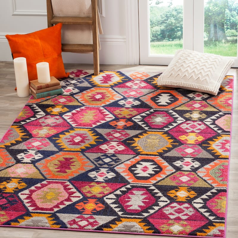 SAFAVIEH Monaco Aine Boho Rug - 6'7" x 9'2" - Multi