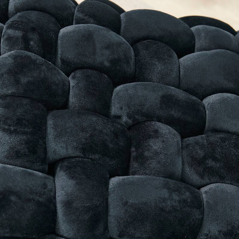 Velvet Pouf Stool 27"x20"x20"