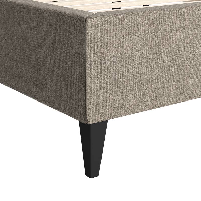 Dusa Queen Bed Olive Brown