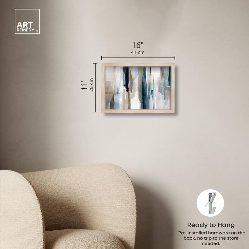 Color Columns Shadowbox by Art Remedy