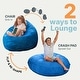 preview thumbnail 33 of 82, Jaxx 4 ft Cocoon Kids Bean Bag Chair and Crash Pad