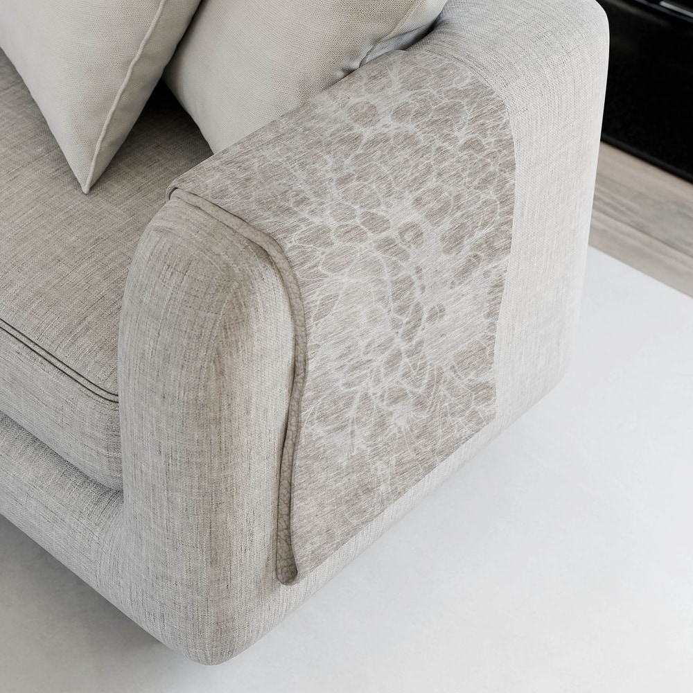 Premium Machine Washable Modern Floral Sherpa Throw Blanket