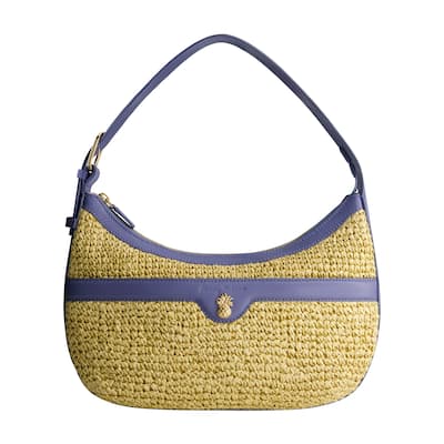 Tommy Bahama Soft Straw Zip-Top Hobo