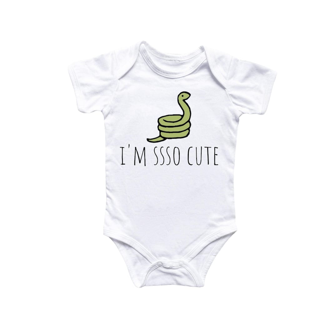 Snake Reptile - Baby Boy Girl Clothes Infant Bodysuit Funny Cute Newborn 4