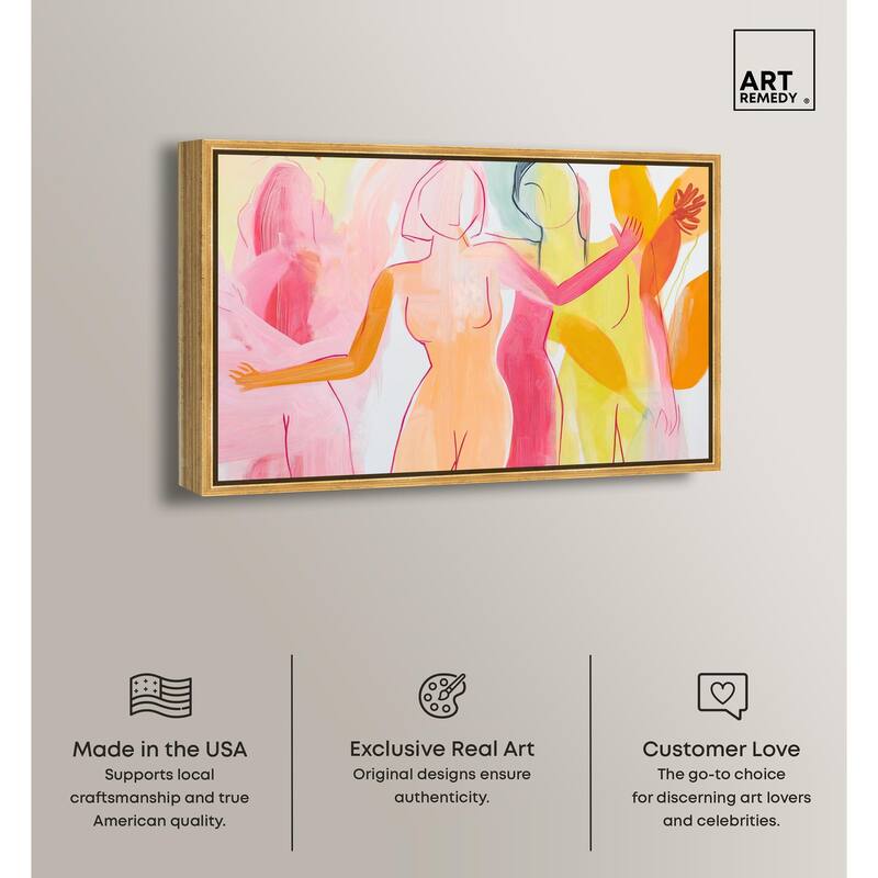 Three Graces Canvas by Art Remedy