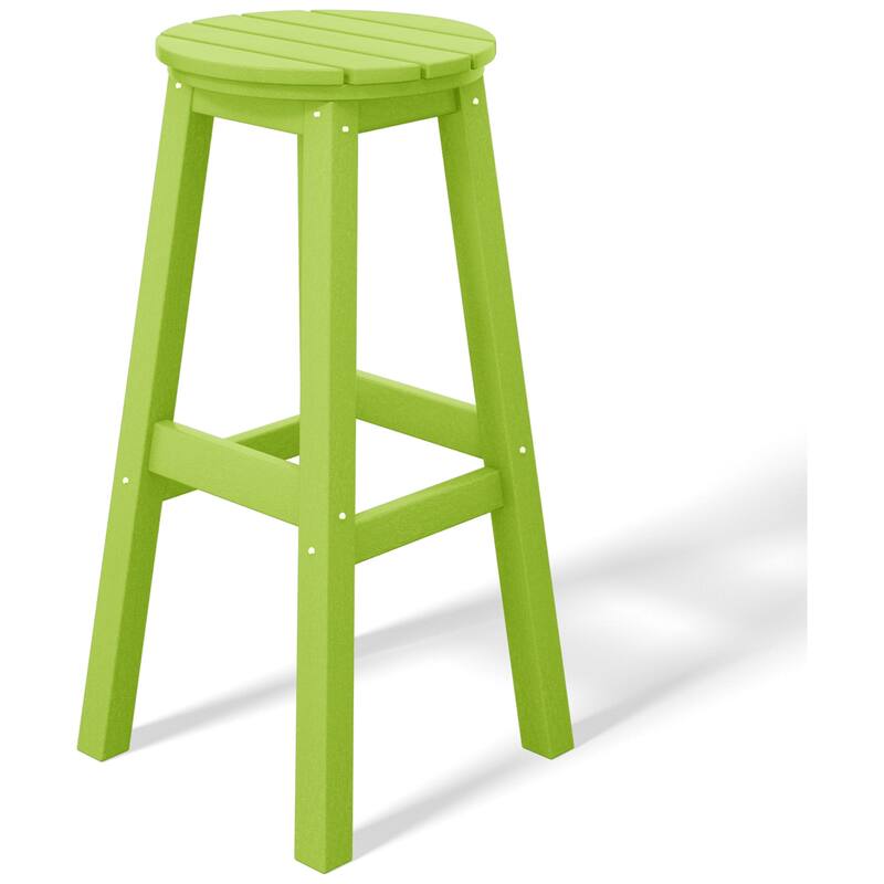 Laguna Hdpe All Weather Outdoor Patio 29" Round Bar Stool