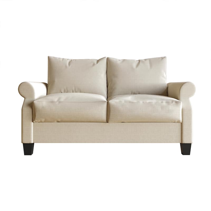 CraftPorch Classic Linen Upholstered 2-Piece Living Room Set