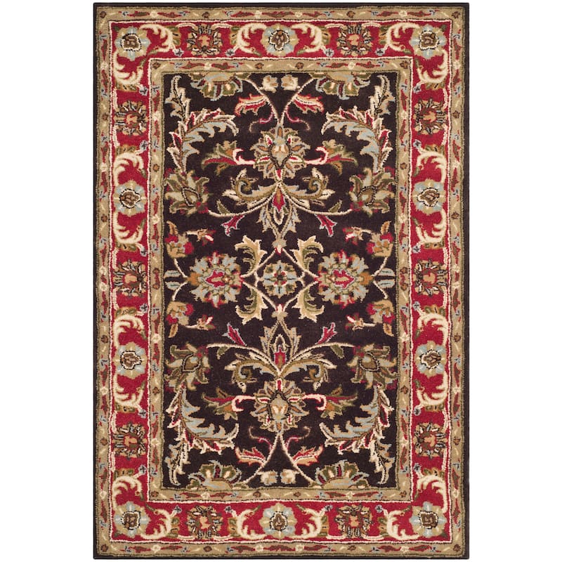 SAFAVIEH Handmade Heritage Tangier Traditional Oriental Wool Rug