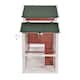 77.9" Chicken Wooden Small Animal Cage Bunny Hutch with Ramp and Tray