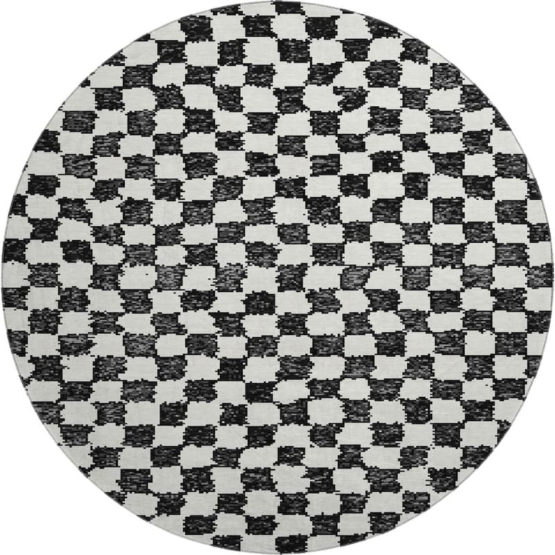 Premium Washable Super Soft Casual Checkered Mayfield Rug