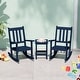 preview thumbnail 15 of 63, Laguna Kids Outdoor Poly Rocking Chair with Side Table 3-Piece Set