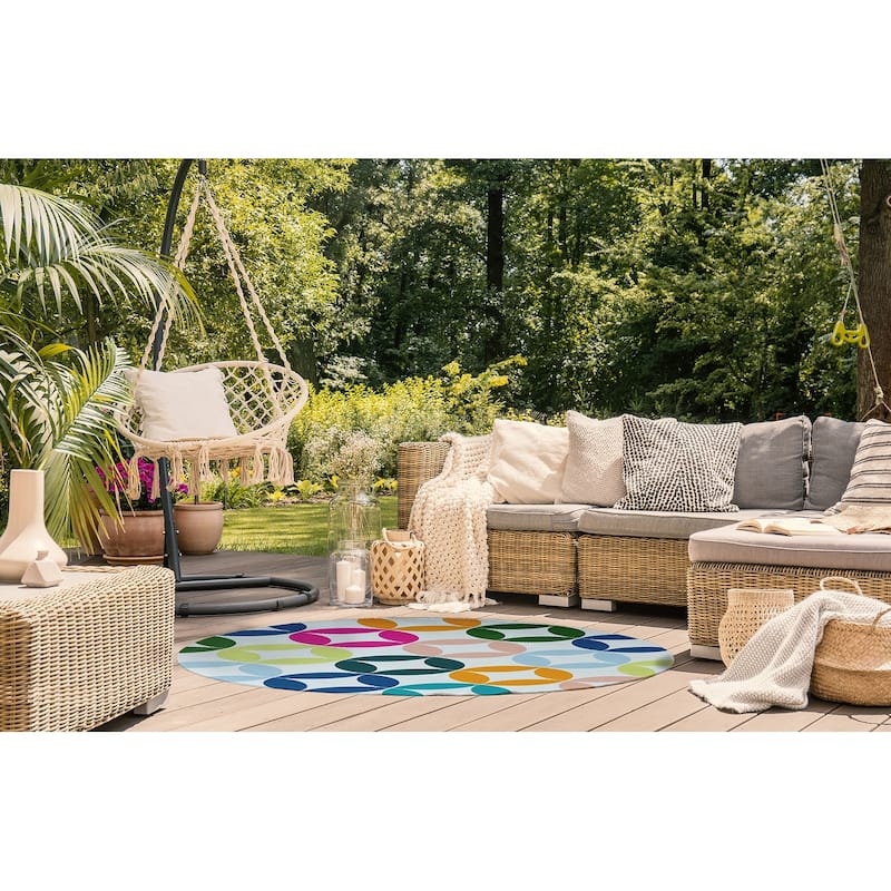 Eye Opener Spring Chenille Indoor/Outdoor Rug