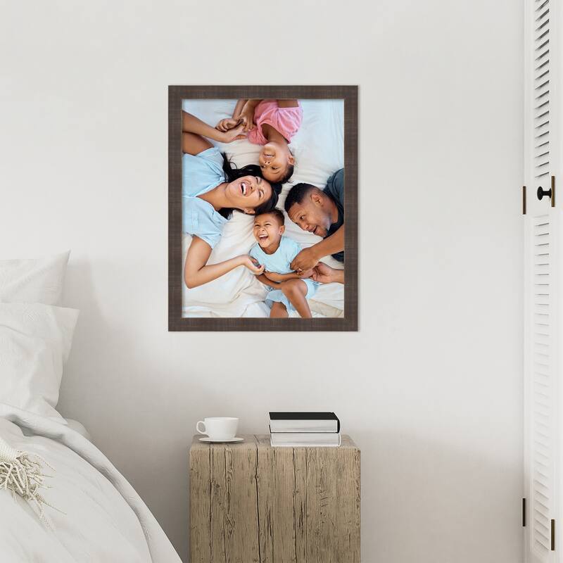 Whiskey Brown Rustic Framed Picture Frame, Photo Frame