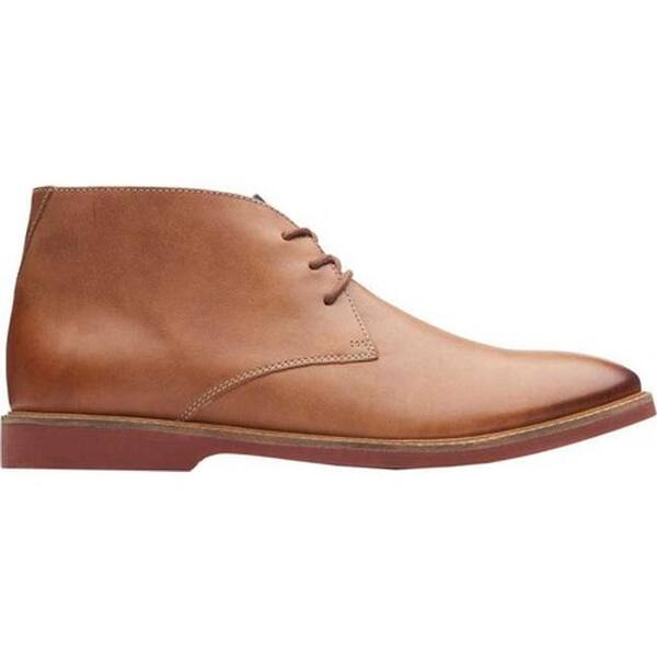 Shop Clarks Men S Atticus Limit Chukka Boot Tan Full Grain Leather Overstock 25435325