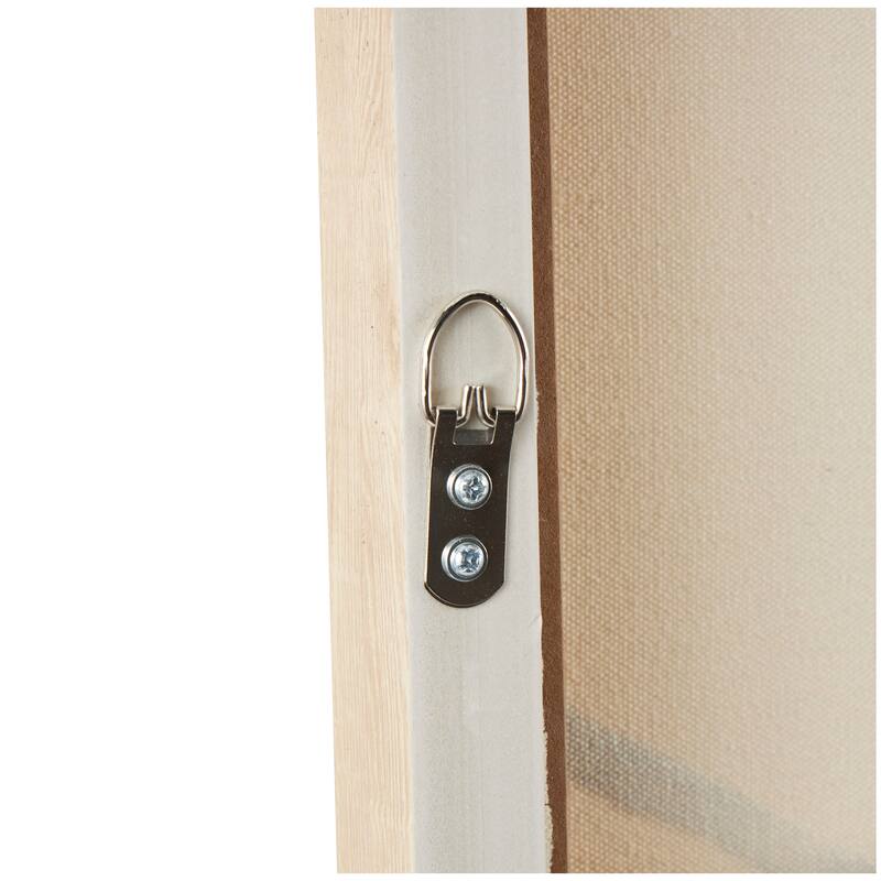 Black Wooden Wavy Line Abstract Framed Wall Art with Black Wooden Frame