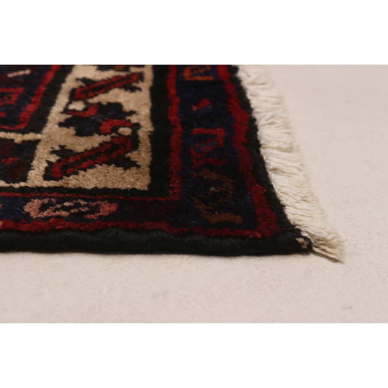 ECARPETGALLERY Hand-knotted Anadol Red Wool Rug - 3'3 x 10'0