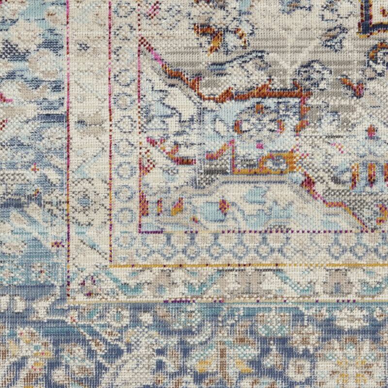 HomeRootsFloral Transitional Runner Area Rug - 96' X '28' X '0.5