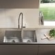 preview thumbnail 3 of 24, KRAUS Standart PRO Stainless Steel 33 in 60/40 Undermount Kitchen Sink