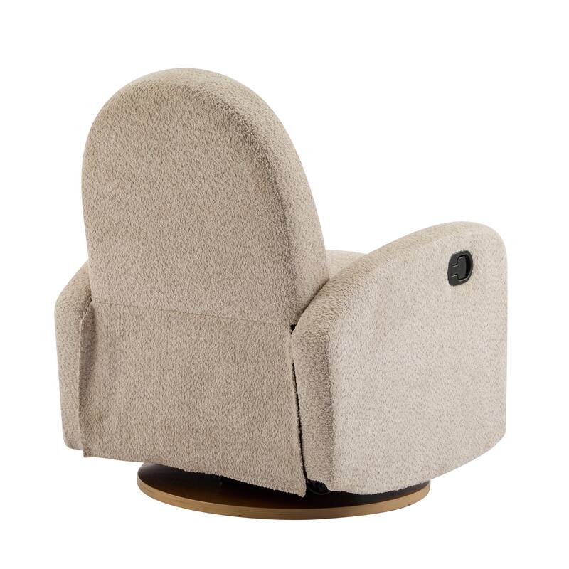 Christopher Knight Home 360 Swivel and Glider Boucle Recliner Chair