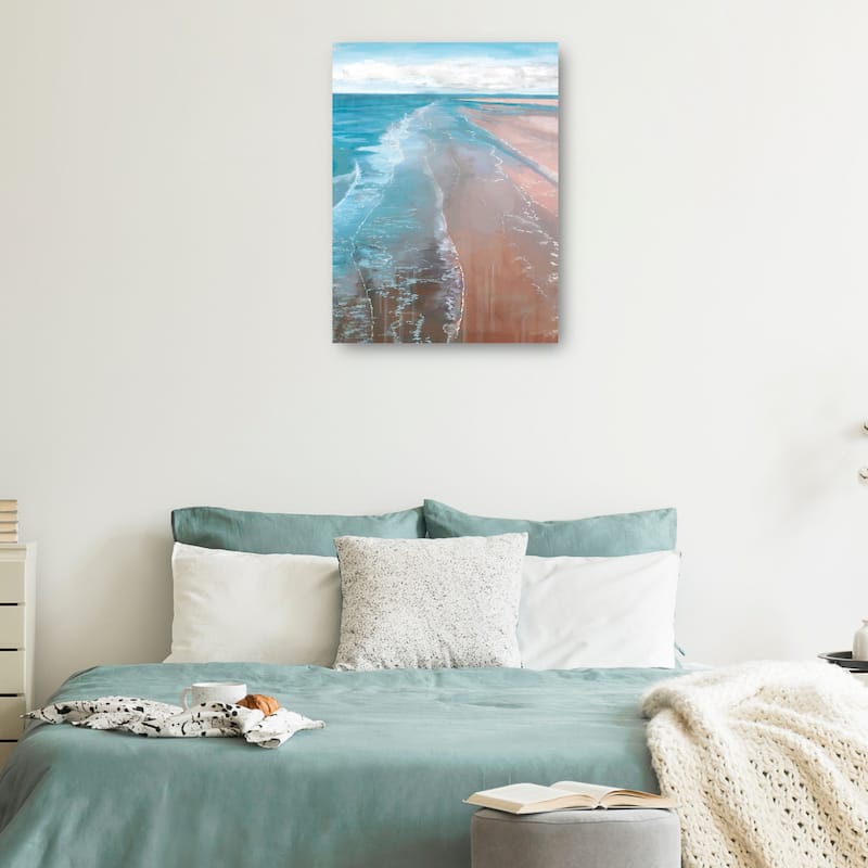 Pink Sands By Studio Arts Canvas Art Print