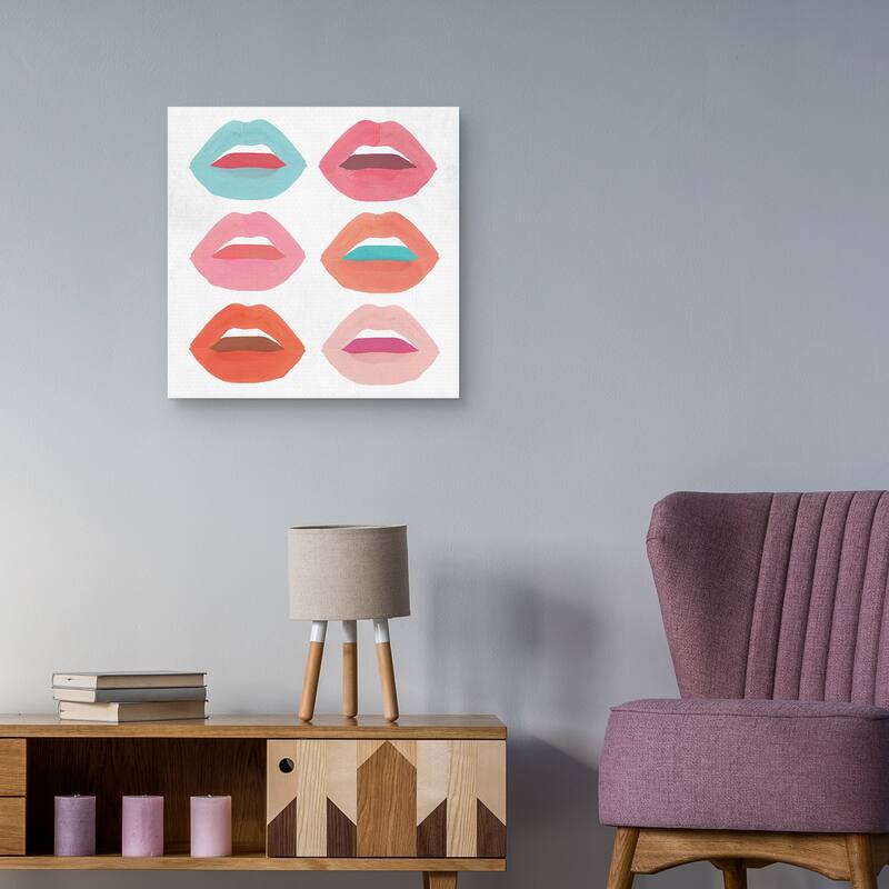 Flaming Lips I by Isabelle Z Canvas Art Print