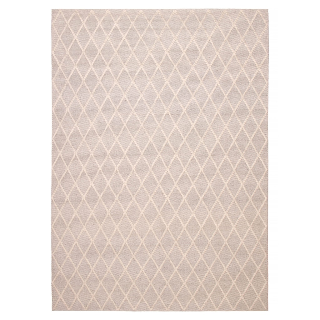 ECARPETGALLERY Braid weave Sienna Grey Wool Rug - 10'1 x 13'10